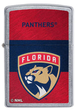 Load image into Gallery viewer, Zippo Lighter - Personalized Customize Message Engrave on Backside for Florida Panthers NHL Team 48040