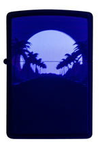 Load image into Gallery viewer, Zippo Lighter - Personalized Customize Message Engrave on Backside for Black Light Design Sunset 49809