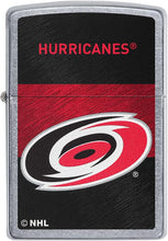 Load image into Gallery viewer, Zippo 2021 NHL Carolina-Hurricanes Street Chrome Pocket Lighter
