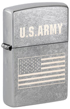 Load image into Gallery viewer, Zippo Lighter- Personalized Engrave for U.S. Army Military US Flag Laser #48557
