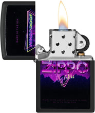 Load image into Gallery viewer, Zippo Lighter - Customized Message Sign Design Black Matte Pocket Lighter 46247