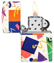 Load image into Gallery viewer, Zippo Lighter - Custom Engraved with Your Message for Throwback Pattern Design 540 Color Glow in The Dark Pocket Lighter 46286