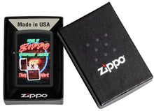 Load image into Gallery viewer, Zippo Lighter - Personalized Customize Message Engrave on Backside for Zippo Brand Design Logo Lighter (Zippo's Famous Neon Sign 48455)
