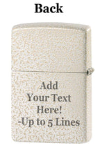 Load image into Gallery viewer, Zippo Lighter - Personalized Custom Message Engrave on Classic with Zippo Logo Windproof Lighter