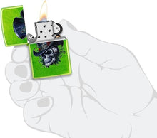Load image into Gallery viewer, Zippo Lighter - Customized Message on Steampunk Skeleton Lurid Pocket 46709