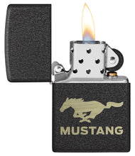 Load image into Gallery viewer, Zippo Lighter - Personalized Customize Message Engrave on Backside for Ford Design Zippo Lighter (Black Crackle #49827)