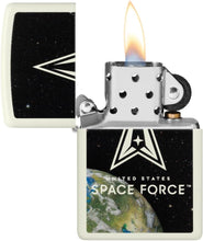 Load image into Gallery viewer, Zippo - Customized Message on U.S. Space Force™ Glow in The Dark Pocket 46421