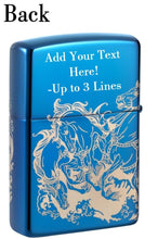 Load image into Gallery viewer, Zippo Lighter - Personalized Message Engraved Backside on Viking Design Windproof Lighter (Atlantis Greek Mythology 48787)