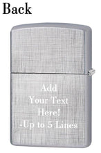 Load image into Gallery viewer, Zippo Lighter- Personalized Message Engrave for Dragon Glowing Eyes 48732