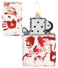 Load image into Gallery viewer, Zippo Lighter - Personalized Message Engraved on Backside Full Design 540 Color Style Windproof Lighter Bloody Hand #49808
