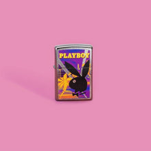 Load image into Gallery viewer, Zippo Lighter - Personalized Customize Message Engrave on Backside for Playboy Bunny in The Tropics #49523