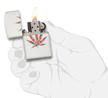 Load image into Gallery viewer, Zippo Lighter - Customize Message Engrave for Colorful Floral Leaf Design #29730
