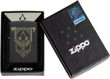 Load image into Gallery viewer, Zippo Lighter - Customized Message on for Assassins Creed , - Black Matte 48669