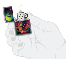Load image into Gallery viewer, Zippo Lighter - Custom Engraved with Your Message for Distant Lands Design Iridescent Pocket Lighter 46238