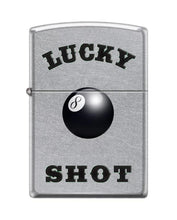 Load image into Gallery viewer, Zippo Lighter-Lucky Shot Street Chrome Windproof Lighter #Z5386