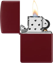 Load image into Gallery viewer, Zippo Lighter – Customized Message Windproof Classic Pocket Lighter Merlot Matte