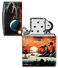 Load image into Gallery viewer, Zippo Lighter - Custom Engraved with Your Message for Galactic Landscape Design 540 Matte Pocket Lighter 46254