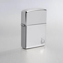 Load image into Gallery viewer, Zippo Lighter - Custom Engraved with Your Message - Armor Deep Carved Flame - High Polish Chrome 46396