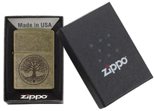 Load image into Gallery viewer, Zippo Lighter- Personalized Custom Message Engrave Tree of Life #29149