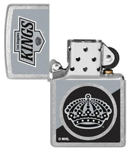 Load image into Gallery viewer, Zippo Lighter - Custom Engraved with Your Message for NHL LA Kings 2024 Street Chrome Pocket Lighter 46194
