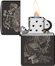 Load image into Gallery viewer, Zippo Lighter - Personalized Message Engraved on Backside for Fire Fighter Windproof Lighter (Skull Mushroom 48590)