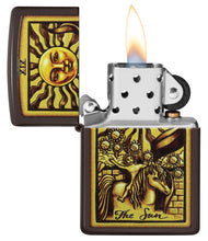 Load image into Gallery viewer, Zippo Lighter - Personalized Custom Message Engraved on Backside for Special Designs Windproof Lighter (The Sun of God 48452)