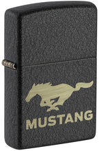 Load image into Gallery viewer, Zippo Lighter - Personalized Customize Message Engrave on Backside for Ford Design Zippo Lighter (Black Crackle #49827)
