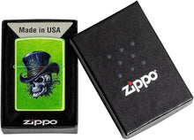 Load image into Gallery viewer, Zippo Lighter - Customized Message on Steampunk Skeleton Lurid Pocket 46709