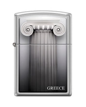 Load image into Gallery viewer, Zippo Lighter- Personalized Engrave Country Map Flag Greece Greek Column Z5375
