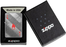 Load image into Gallery viewer, Zippo Flame Ace Design Diagonal Weave Pocket Lighter