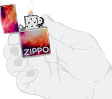 Load image into Gallery viewer, Zippo Lighter - Custom Message Engrave on Tie Dye Design - 540 Fusion 48982
