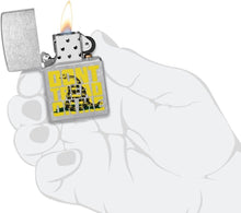 Load image into Gallery viewer, Zippo Lighter - Custom Message Engrave Don't Tread on Me - Street Chrome 48952