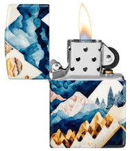 Load image into Gallery viewer, Zippo Lighter - Custom Engraved with Your Message for Mountain Collage Design 540 Matte Pocket Lighter 46262