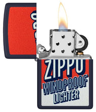Load image into Gallery viewer, Zippo Lighter - Custom Engraved with Your Message for Lighter, Metal, Blue, One Size 46486