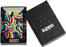 Load image into Gallery viewer, Zippo Customized Message on Rick Rietveld Glowing Swirls Glow in The Dark 46491