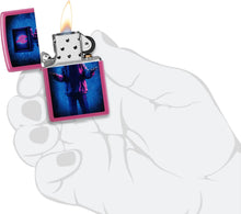 Load image into Gallery viewer, Zippo Flame TV Man Design Frequency Pocket Lighter