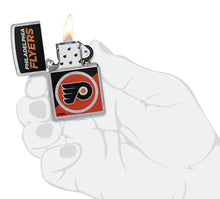 Load image into Gallery viewer, Zippo Lighter - Custom Engraved with Your Message for NHL Philadelphia Flyers 2024 Street Chrome Pocket Lighter 46202