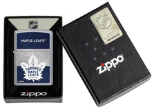 Load image into Gallery viewer, Zippo Lighter - Personalized Customize Message Engrave on Backside for Toronto Maple Leafs NHL Team 48055