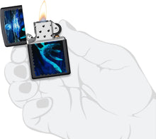 Load image into Gallery viewer, Zippo Black Light Loch Ness Design Pocket Lighter