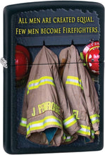 Load image into Gallery viewer, Zippo Lighter- Personalized Fireman Rescue Fire Fighter Fireman Coat 28316