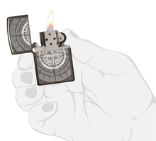 Load image into Gallery viewer, Zippo Lighter- Personalized Engrave for Compass Design Black Ice #29232