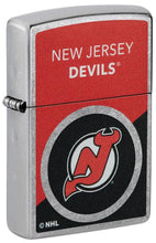 Load image into Gallery viewer, Zippo Lighter - Custom Engraved with Your Message for NHL New Jersey Devils 2024 Street Chrome Pocket Lighter 46198
