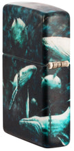 Load image into Gallery viewer, Zippo Lighter - Personalized Custom Message Engraved on Back for Spazuk Art Works Windproof Zippo Lighter (Spazuk Whale Design 48627)
