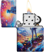 Load image into Gallery viewer, Zippo Lighter - Customized Message on Mushroom Forest 540 Matte Pocket 46433