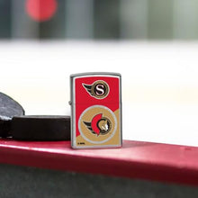 Load image into Gallery viewer, Zippo Lighter - Custom Engraved with Your Message for NHL Ottawa Senators 2024 Street Chrome Pocket Lighter 46201