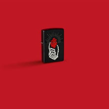 Load image into Gallery viewer, Zippo Lighter - Custom Engraved with Your Message - Undying Love Design - Black Matte 46469