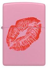 Load image into Gallery viewer, Zippo Lighter - Custom Engraved with Your Message - Smooches Design - Pink Matte 46470