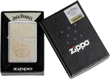 Load image into Gallery viewer, Zippo Jack Daniel&#39;s Logo Street Chrome Pocket Lighter
