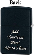Load image into Gallery viewer, Zippo Lighter- Personalized Message Engrave Firefighter with Flag #Z5313
