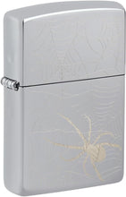 Load image into Gallery viewer, Zippo Lighter- Personalized Engrave Animals Outdoors Nature Spider Web 48767
